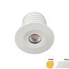 ED-10105 Mini spot encastré à LED, IP67, blanc chaud, rond, blanc, 28mm