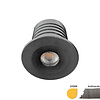 ED-10107 Led recessed spotlight mini, IP67, warm white, round, anthracite, 28mm