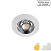 ED-10044 Led furniture spotlight small recessed depth IP54 warm white, round, white, 55mm