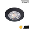 ED-10046 Led-Möbelstrahler, kleine Einbautiefe IP54 warmweiß, rund, schwarz, 55mm