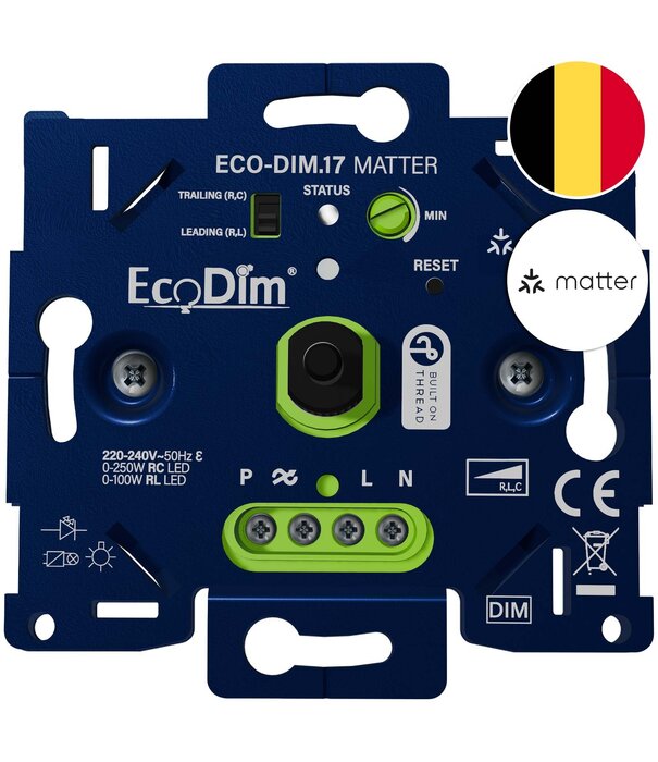 ECO-DIM.17 Variateur à Led Matter pression/tour 0-250W (RLC)