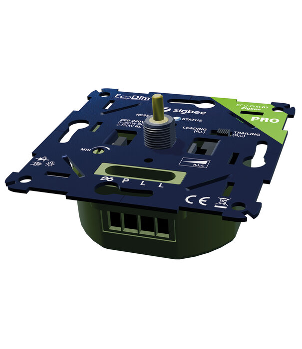 ECO-DIM.07 PRO Zigbee Led dimmer druk/draai 0-250W (RLC)