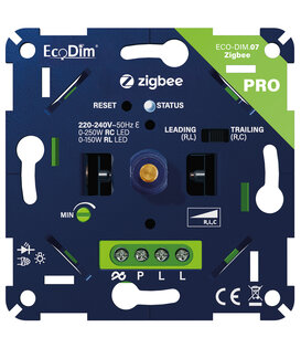 ECO-DIM.07 PRO Zigbee Variateur LED pression/rotation 0-250 W (RLC)