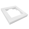 ED-01001 Cadre de recouvrement simple blanc