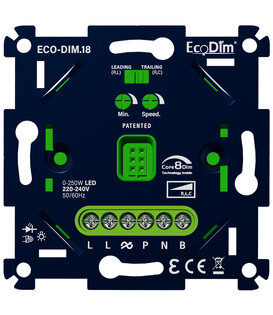 ECO-DIM.18 LED touch / push dimmer 0-250W (RLC)
