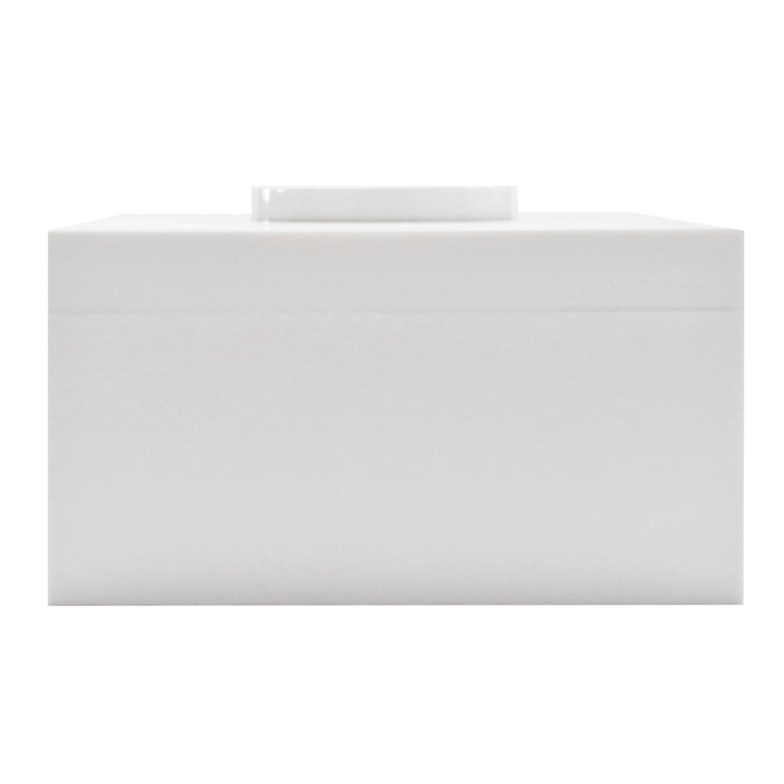 ED-01003 Aufputzdose inkl. Abdeckrahmen und Dimmerknopf weiß