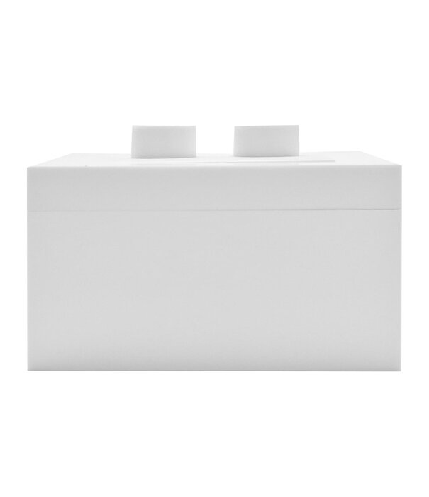 ED-01004 Surface-mounted box including cover frame and dual dimmer knob white