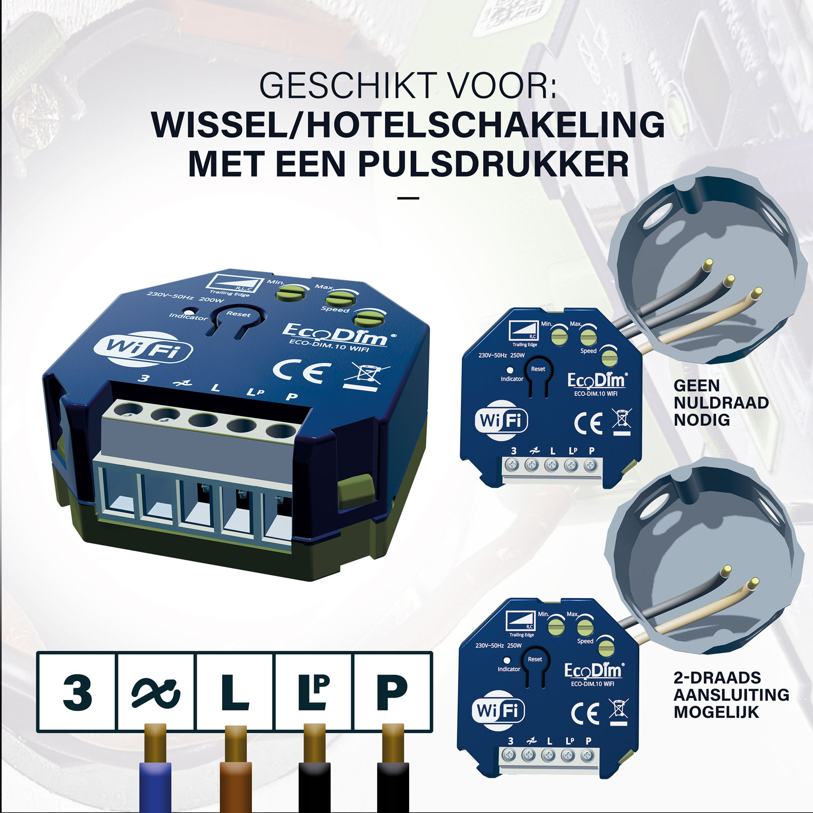 ECO-DIM.10 Module de gradation LED WiFi 250W