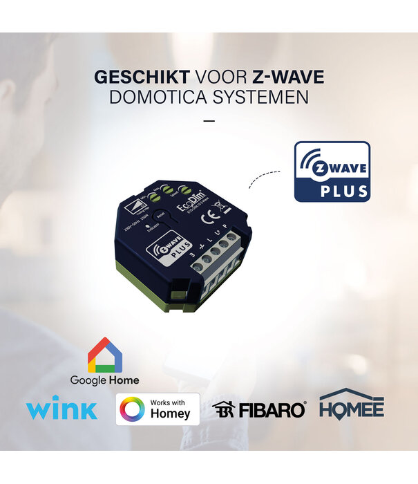 ECO-DIM.10 Z-Wave led dimmer module 250W