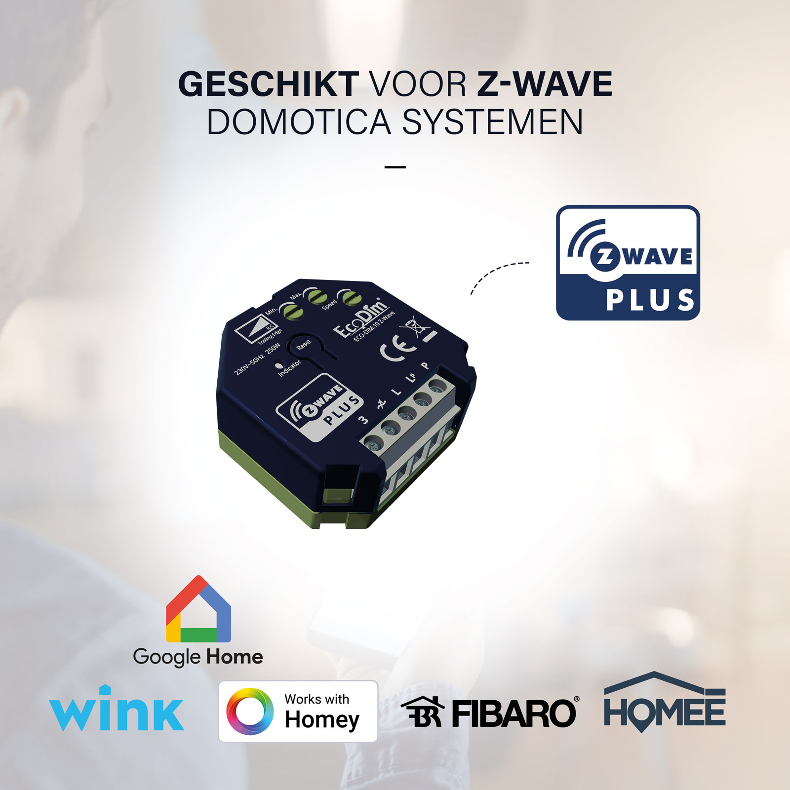 ECO-DIM.10 Z-Wave led dimmer module 250W