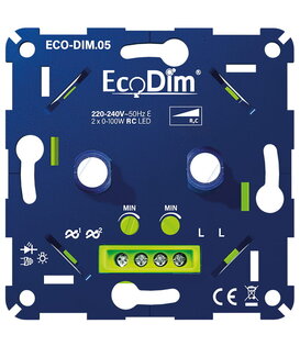 ECO-DIM.05 Variateur de lumière duo 2x 0-100W (RC)