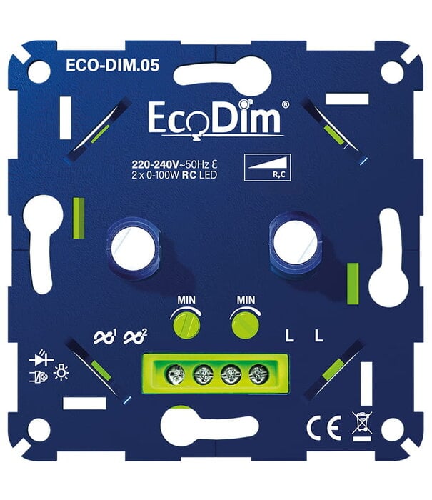 ECO-DIM.05 Led-Dimmer-Duo 2x 0-100W (RC)