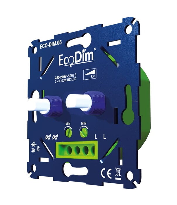 ECO-DIM.05 Led-Dimmer-Duo 2x 0-100W (RC)