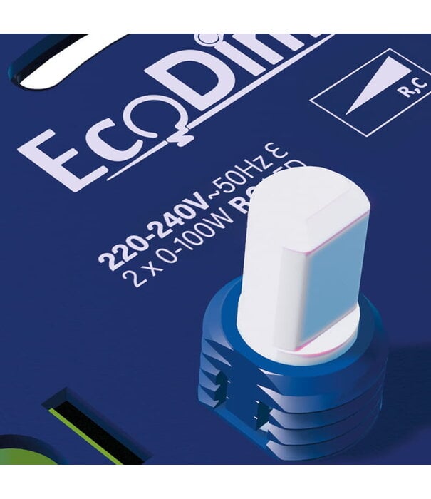 ECO-DIM.05 Led-Dimmer-Duo 2x 0-100W (RC)