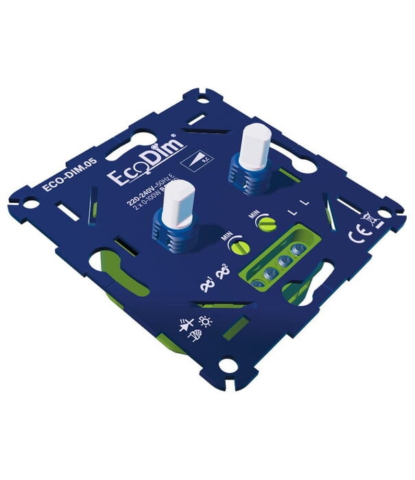 ECO-DIM.05 Led-Dimmer-Duo 2x 0-100W (RC)