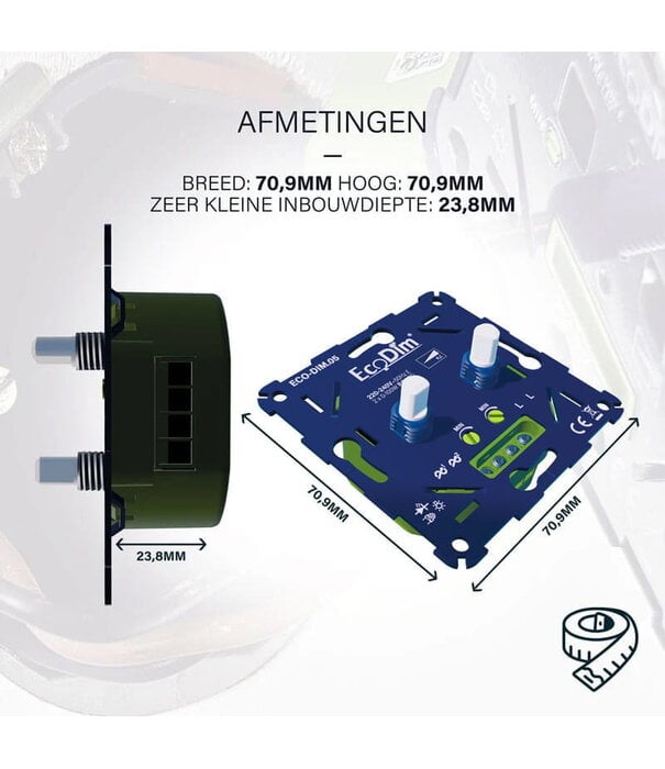 ECO-DIM.05 Led-Dimmer-Duo 2x 0-100W (RC)