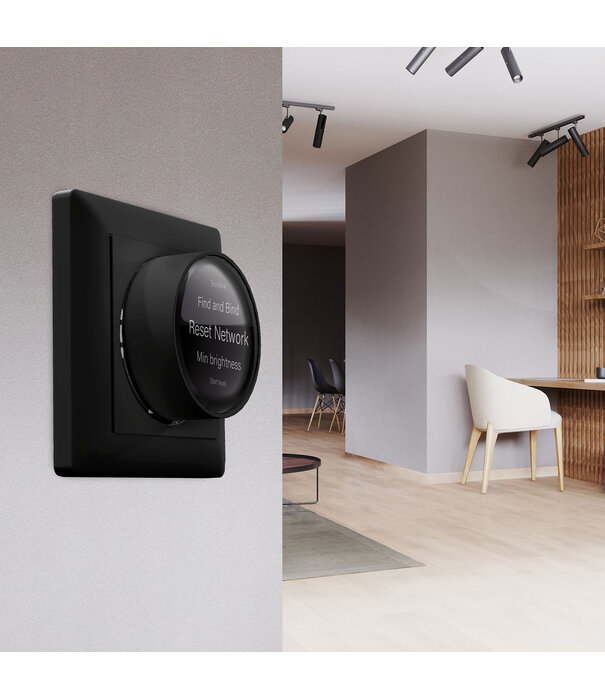 ECO-DIM.22 (B) Display-Dimmer Zigbee schwarz 250 W (RC)