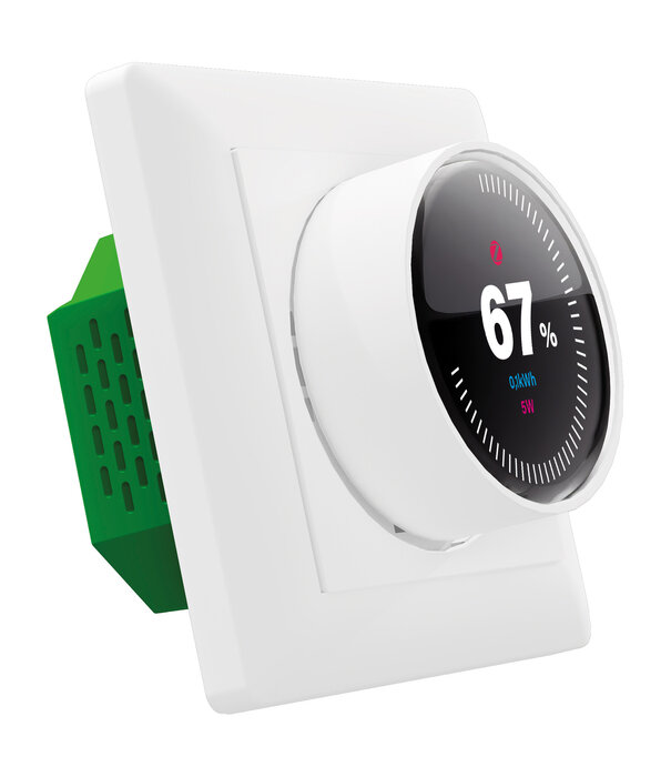ECO-DIM.22 (W) Display-Dimmer Zigbee weiß 250 W (RC)
