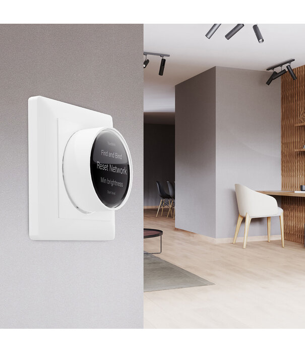 ECO-DIM.22 (W) Variateur d'intensité lumineuse Zigbee blanc 250 W (RC)