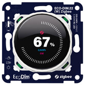 ECO-DIM.22 (W) Display-Dimmer Zigbee weiß 250 W (RC)