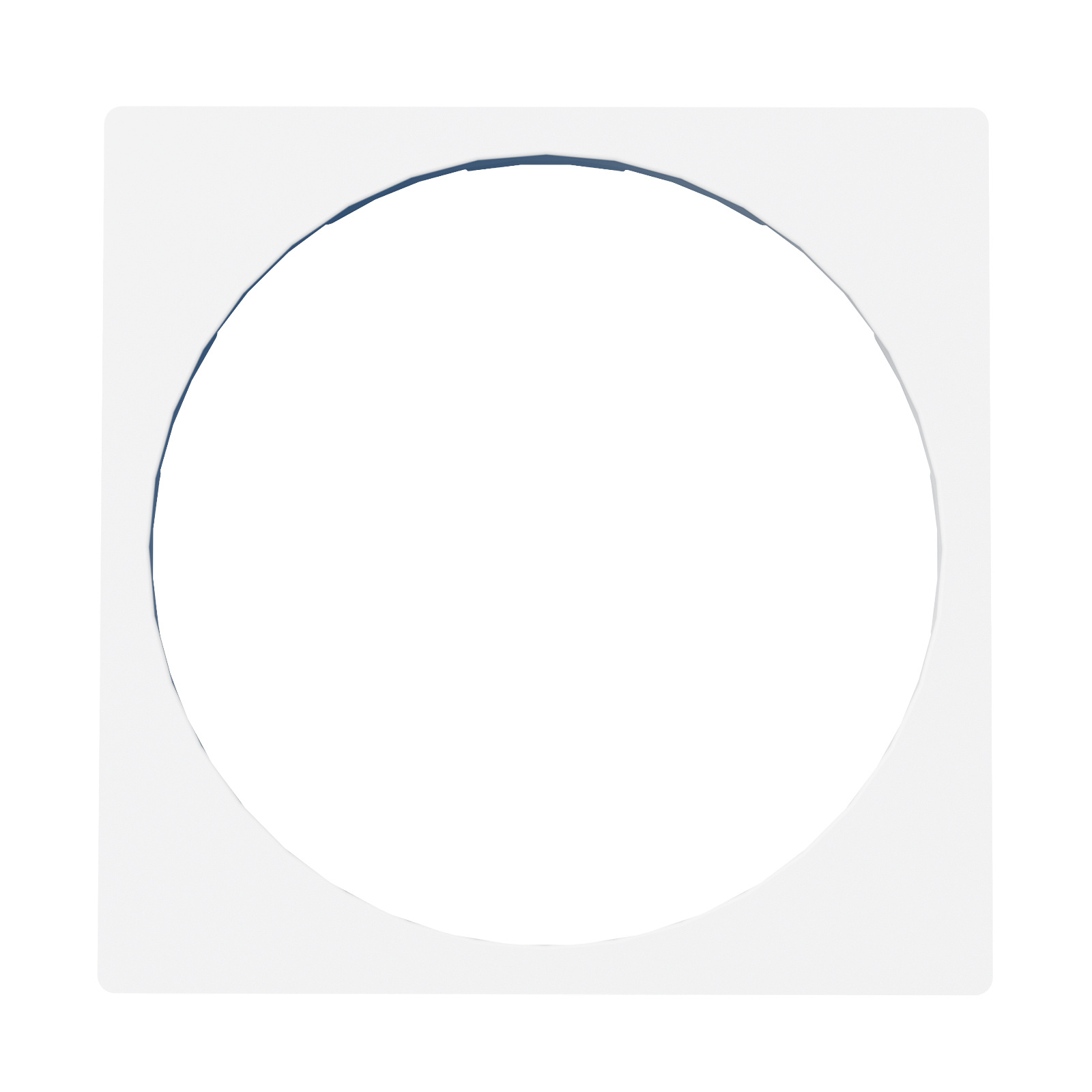 ED-01007 Plaque centrale ECO-DIM.22 blanche adaptée au cadre JUNG