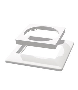 ED-01008 Central plate and frame for ECO-DIM.22 white