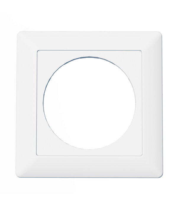 ED-01008 Zentralplatte und Rahmen für ECO-DIM.22 weiß
