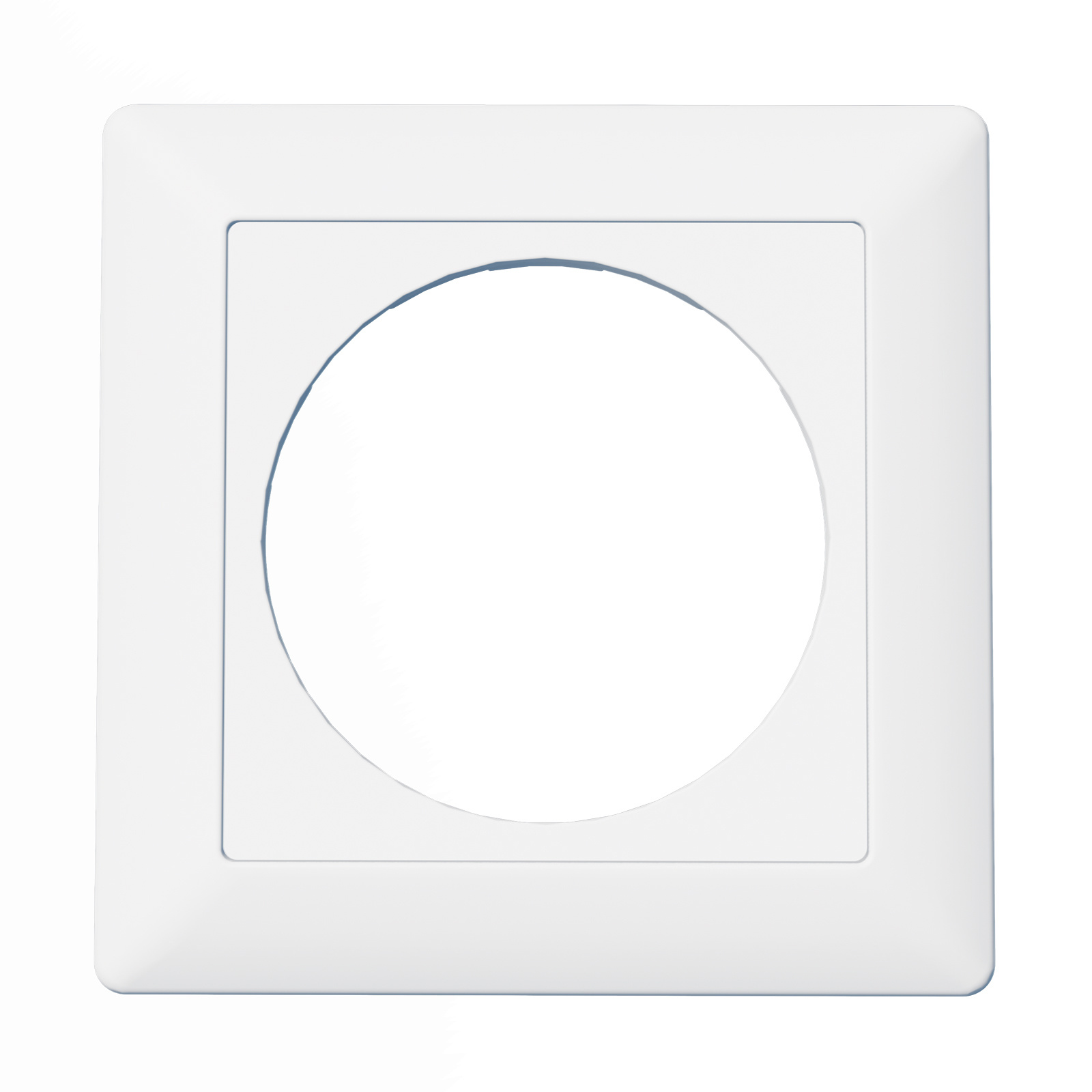 ED-01008 Plaque centrale et cadre pour ECO-DIM.22 blanc