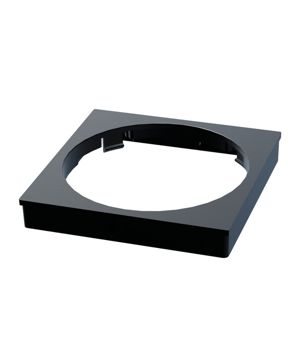 ED-01010 Plaque centrale ECO-DIM.22 noire adaptée au cadre GIRA