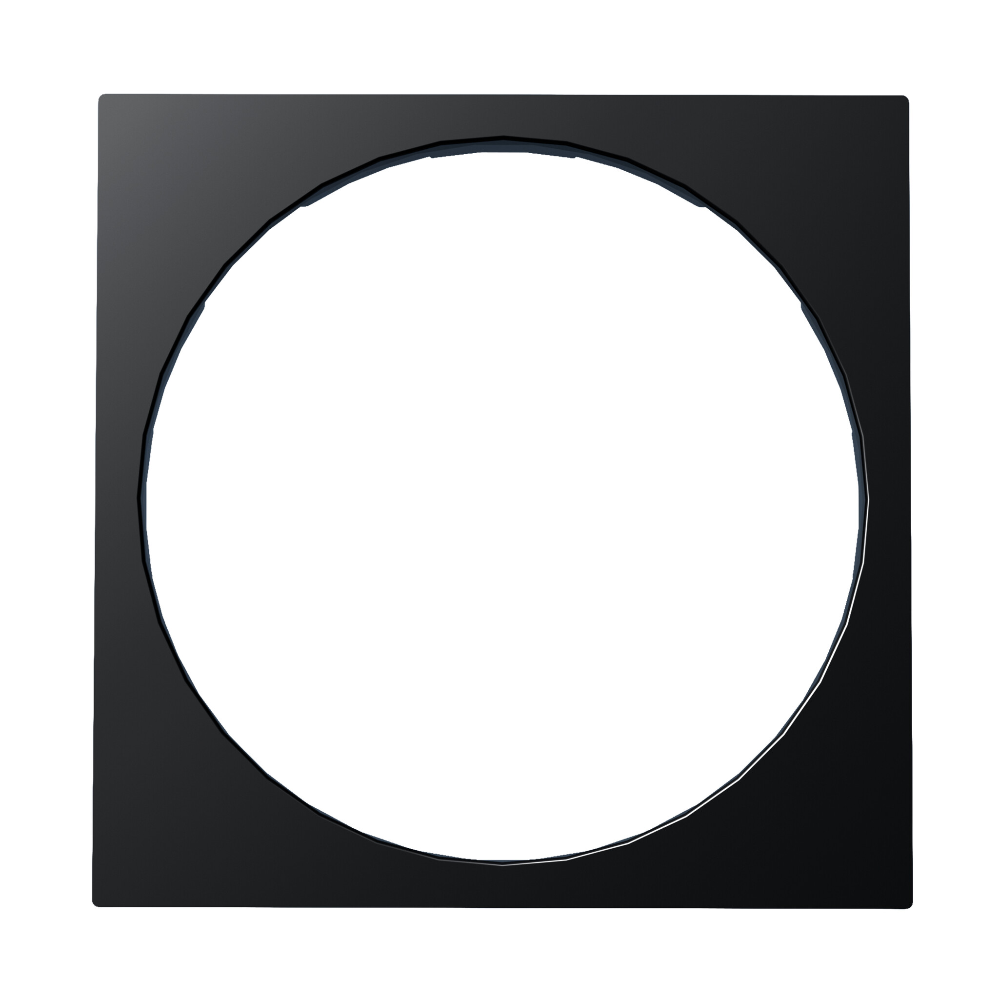 ED-01010 Plaque centrale ECO-DIM.22 noire adaptée au cadre GIRA