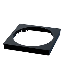 ED-01011 Plaque centrale ECO-DIM.22 noire adaptée au cadre JUNG