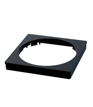 ED-01011 Plaque centrale ECO-DIM.22 noire adaptée au cadre JUNG
