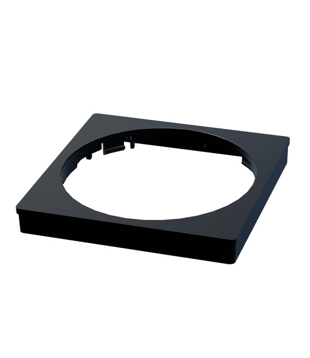 ED-01011 Plaque centrale ECO-DIM.22 noire adaptée au cadre JUNG