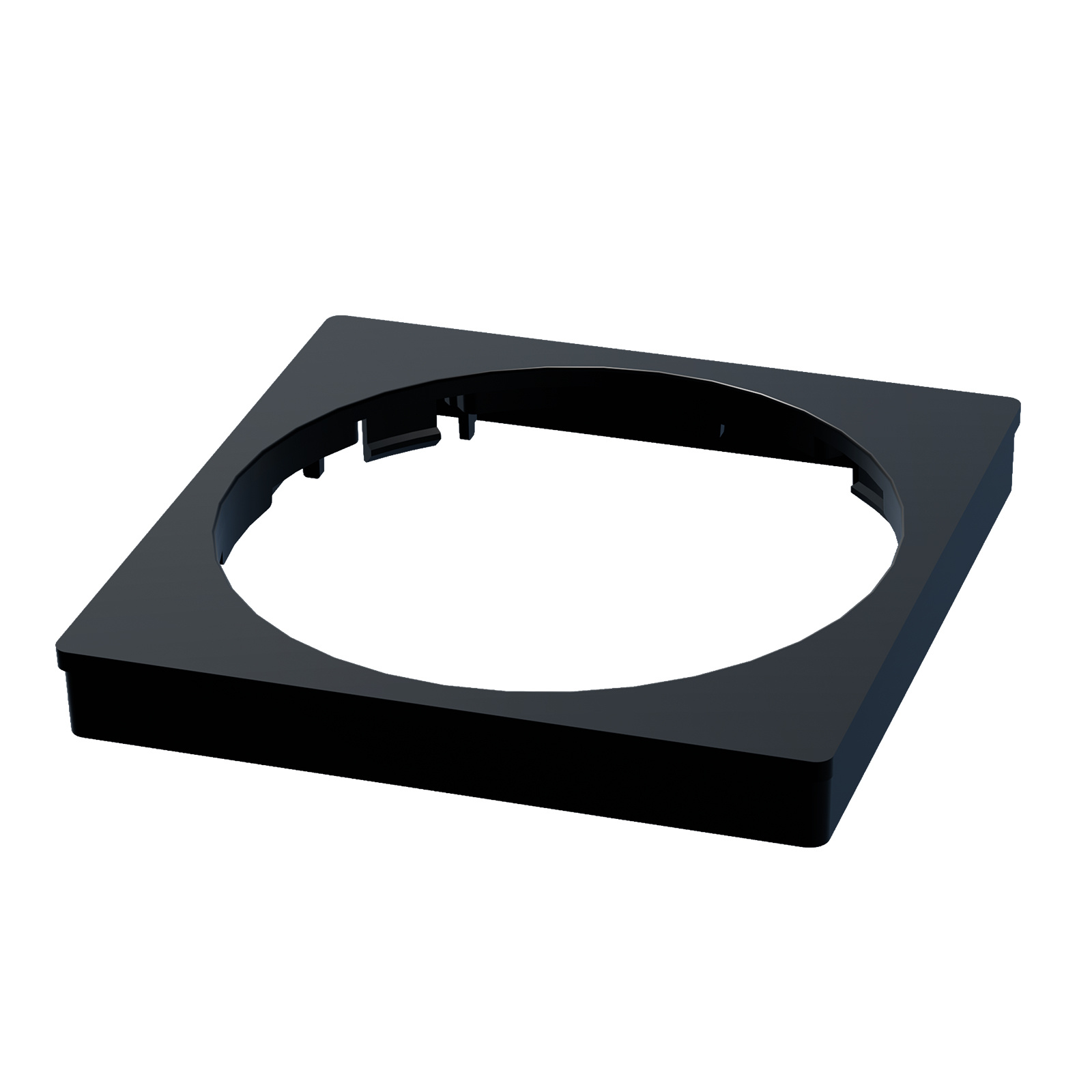 ED-01011 Plaque centrale ECO-DIM.22 noire adaptée au cadre JUNG