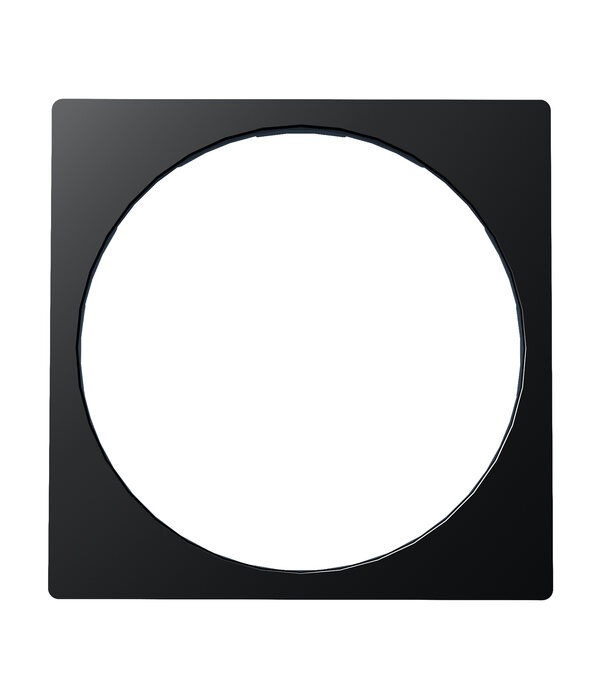 ED-01011 Zentralplatte ECO-DIM.22 schwarz passend für JUNG-Rahmen
