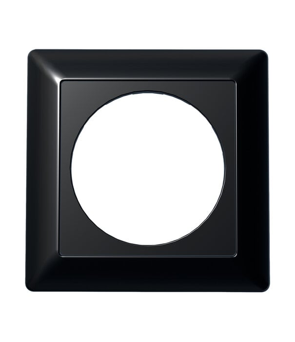 ED-01012 Plaque centrale et cadre pour ECO-DIM.22 noir