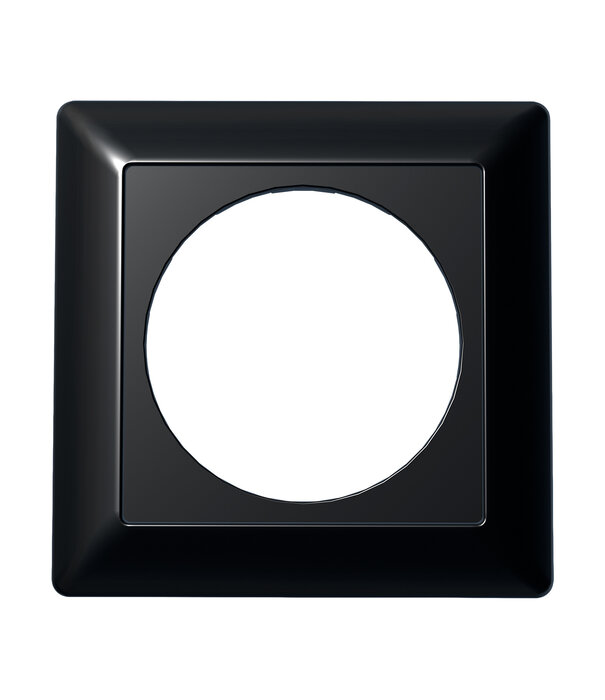 ED-01012 Zentralplatte und Rahmen für ECO-DIM.22 schwarz