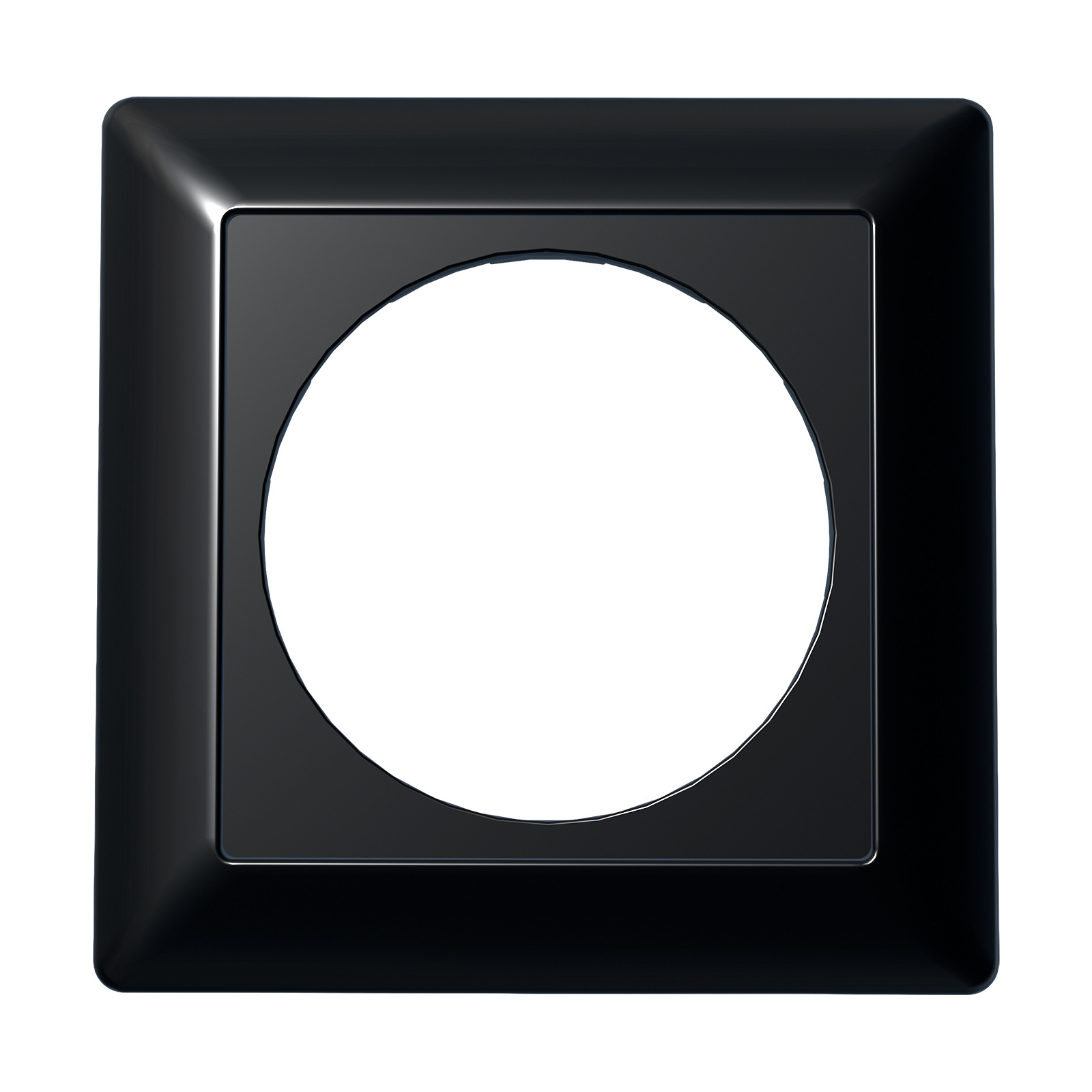 ED-01012 Plaque centrale et cadre pour ECO-DIM.22 noir