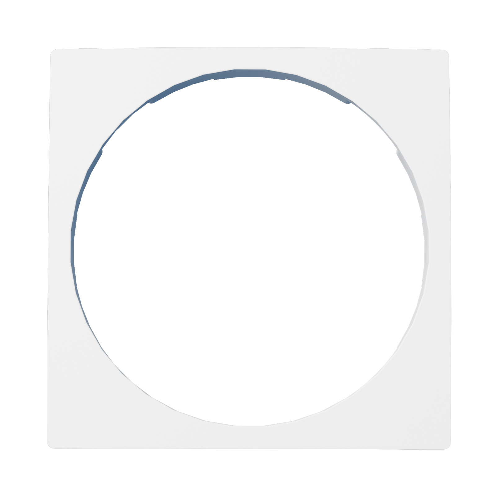 ED-01005 Plaque centrale ECO-DIM.22 blanche adaptée au cadre Busch-Jaeger Balance SI