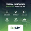 ECO-DIM.07 Led-Dimmer Zigbee drücken/drehen 0-200W