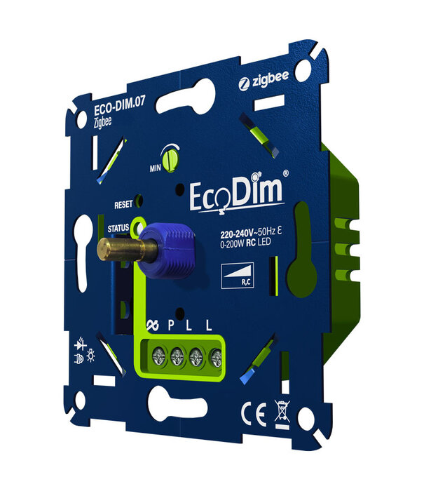 ECO-DIM.07 Led dimmer Zigbee push/turn 0-200W
