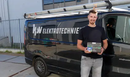 EcoDim et Homey dans l'installation de bureau connectée de KW Elektrotechniek