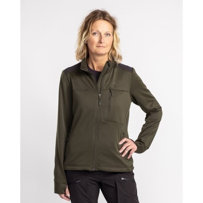 Abisko Po- Womener Fleece Jacket - Women - Moss Green