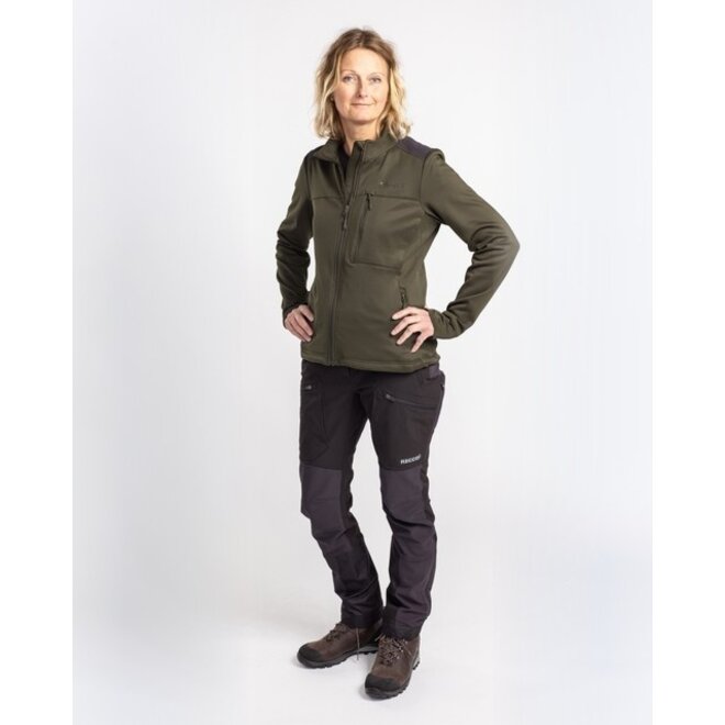 Abisko Po- Womener Fleece Jacket - Women - Moss Green