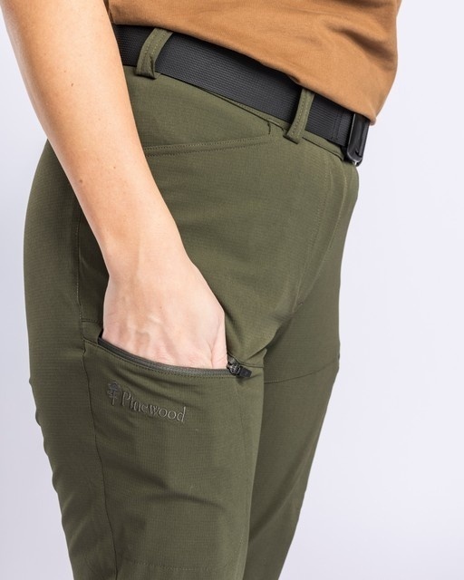 Pinewood InsectSafe Hiking Trousers - Women - Moss Green