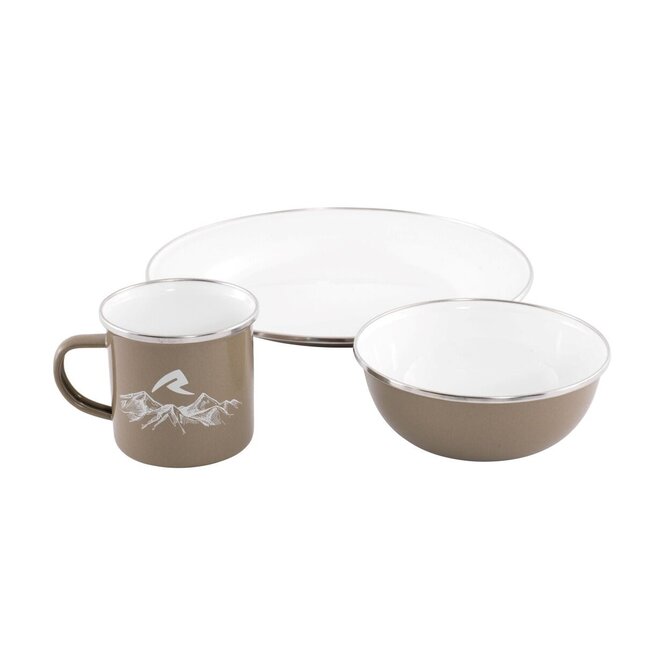 Tongass Emaille Servies Set