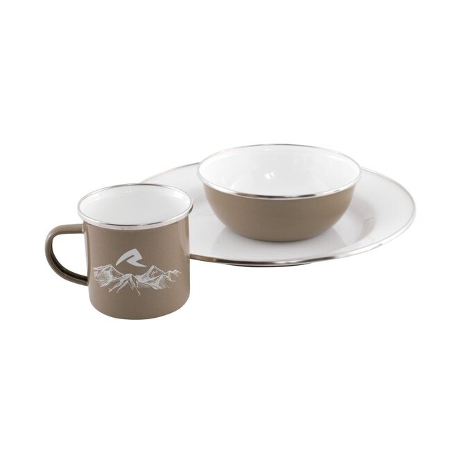 Tongass Emaille Servies Set