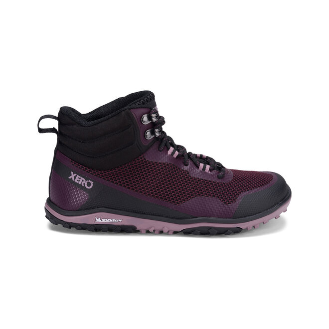 Scrambler Mid - Lichtgewicht Wandelschoen - Dames - Black / Fig