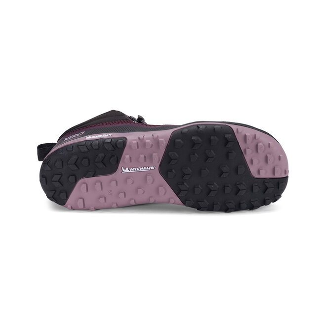 Scrambler Mid - Lichtgewicht Wandelschoen - Dames - Black / Fig