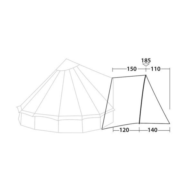 Tent Tipi Extension PRS